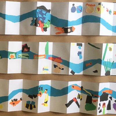 First Collages of the River - Collage start rivers - 4